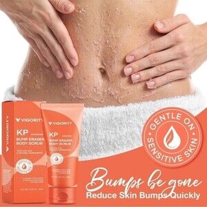 VIGORITY KP Bump eraser Firming body scrub Exfoliating Treatment NWT